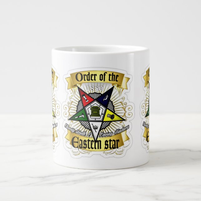Taza De Café Gigante Pedido o estrella oriental (Frente)