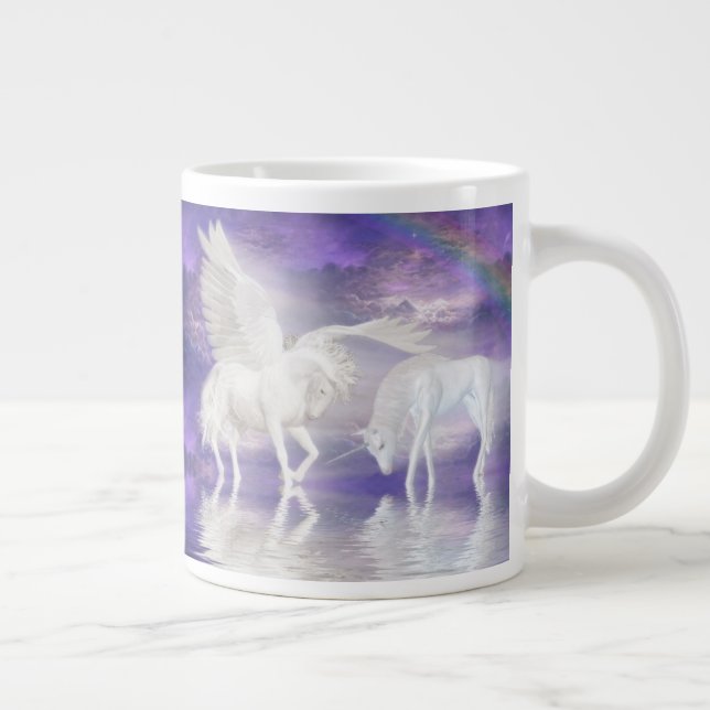 Taza De Café Gigante Pegasus y unicornio (Derecha)