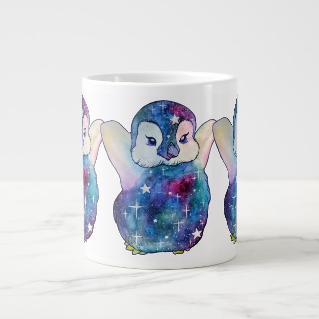 Taza De Café Gigante Penguin named Button (Frente)