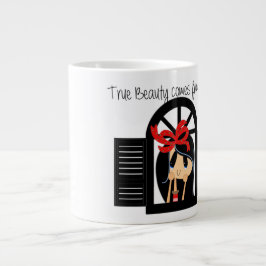 Taza De Café Gigante Pensando en ti - Jumbo Mug