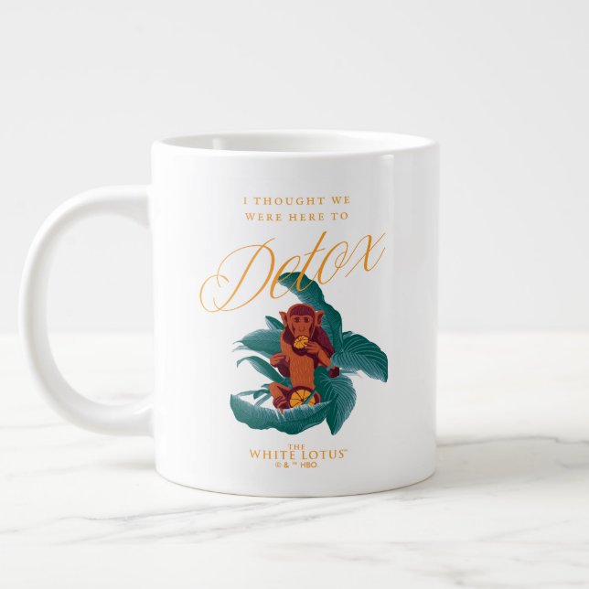Taza De Café Gigante Pensé que estábamos aquí para descomponer - El Lot (Izquierda)