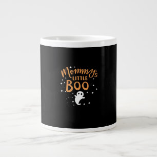 Taza De Café Gigante Pequeña boo de mamá - Feliz Halloween