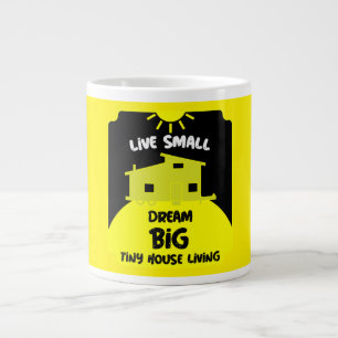 Taza De Café Gigante Pequeña casa viviente - Pequeñas casas grandes caf