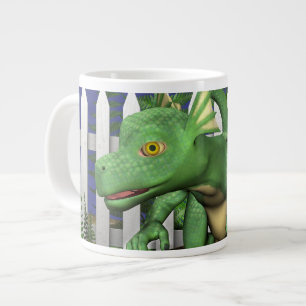 Taza De Café Gigante Pequeño Dragón