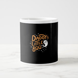 Taza De Café Gigante Pequeño novio de papá, feliz Halloween