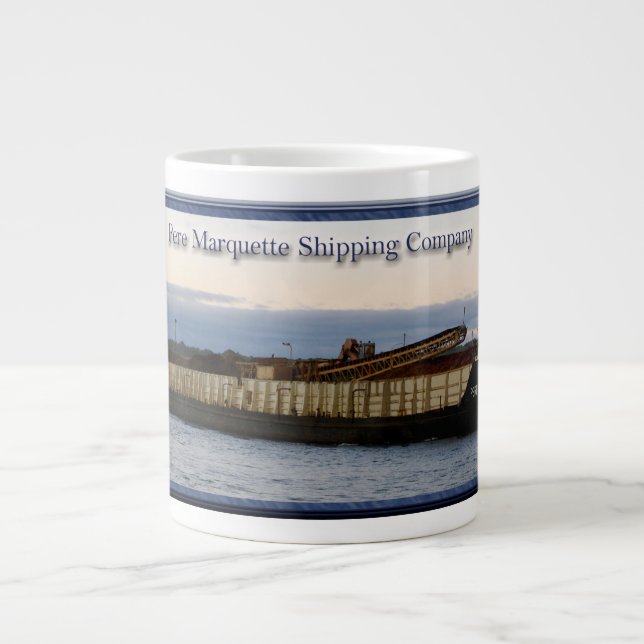 Taza De Café Gigante Pere Marquette Shipping jumbo mug (Frente)
