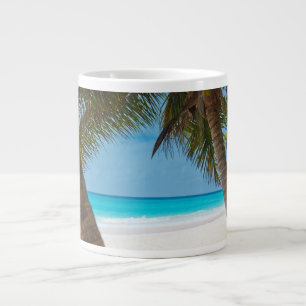 Taza De Café Gigante Perfecta playa de paraíso tropical