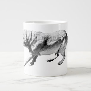 Taza De Café Gigante Perfil lateral de Stride en posición elevada