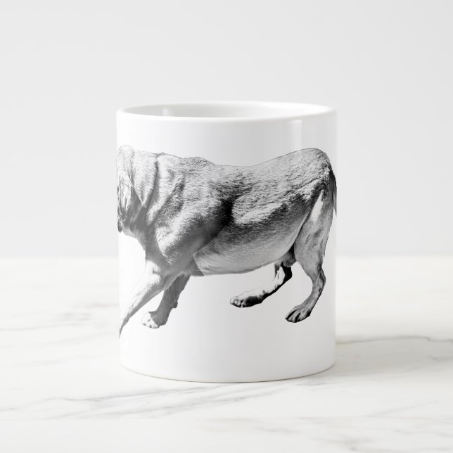 Taza De Café Gigante Perfil lateral de Stride en posición elevada (Frente)