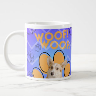 Taza De Café Gigante "¡Perro adorable y personalizado para los amantes 