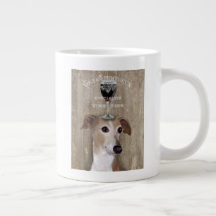 Taza De Café Gigante Perro Au Vin Greyhound
