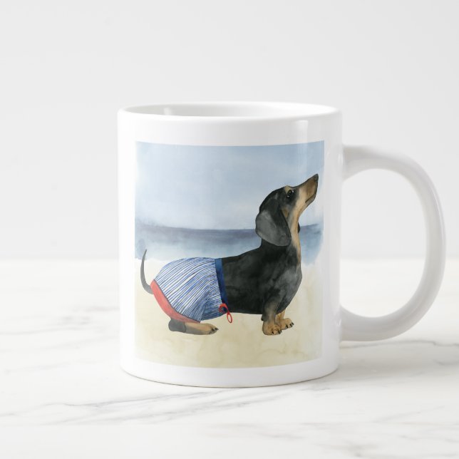 Taza De Café Gigante Perro caliente | Cachorros En Tornos De Baño (Derecha)