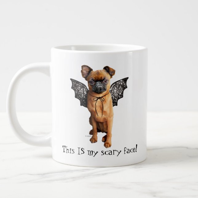 Taza De Café Gigante Perro con alas del gato (Izquierda)