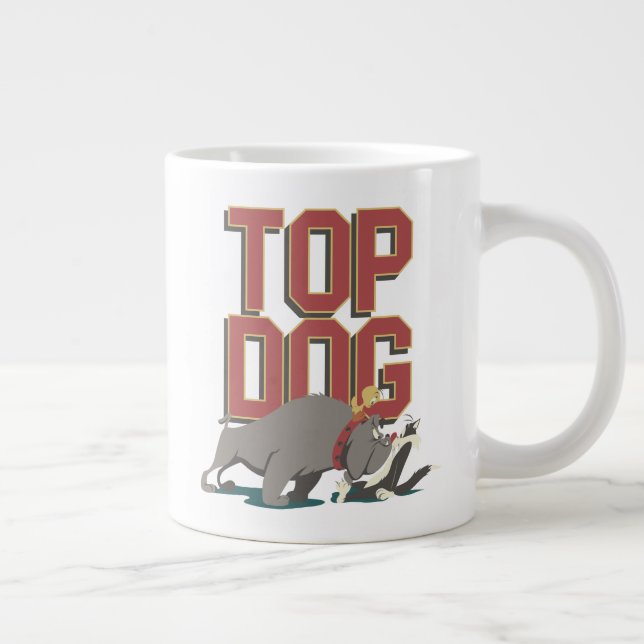 Taza De Café Gigante "Perro Top" Spike Guarding TWEETY™ de SYLVESTER™ (Derecha)