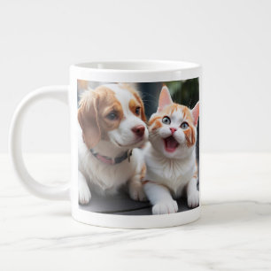 Taza De Café Gigante Perseguir De Manera Positiva El Diseño De Mug Jumb
