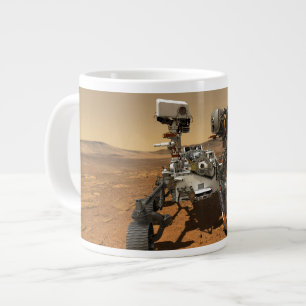 Taza De Café Gigante Perseverancia En El Funcionamiento En La Superfici