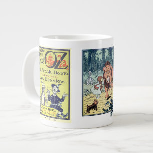 Taza De Café Gigante Personajes de Cuentos de Hadas Vintage del Mago de