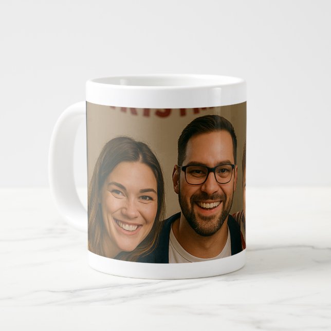 Taza De Café Gigante Personalised Photo  (Izquierda)