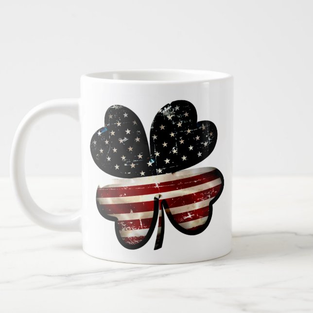 Taza De Café Gigante Personalizable americano de 20 onzas (Izquierda)