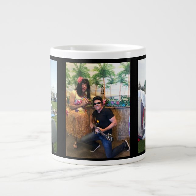 Taza De Café Gigante Personalizable Jumbo Mug - utiliza tu propia foto  (Frente)