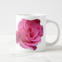 Taza De Café Gigante Personalizable Miriam nombre monograma rosa rosa r