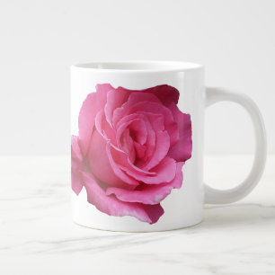 Taza De Café Gigante Personalizable Miriam nombre monograma rosa rosa r