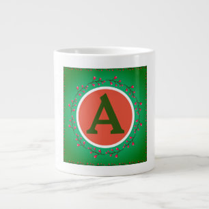 TAZA DE CAFÉ GIGANTE PERSONALIZABLE MUG PERSONALIZADO INICIAL 3 TAMAÑOS