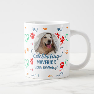 Taza De Café Gigante Personalizable Photo Dog Parent Souvenir