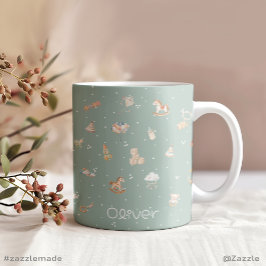 Taza De Café Gigante Personalización de Boho Autumn Baby Shower