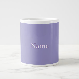 Taza De Café Gigante Personalización de Lavanda con nombre