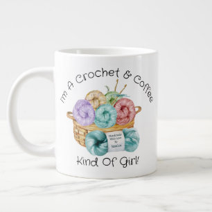 Taza De Café Gigante Personalizada Para Chica Que