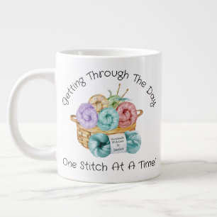 Taza De Café Gigante Personalizada Una Puntada A L