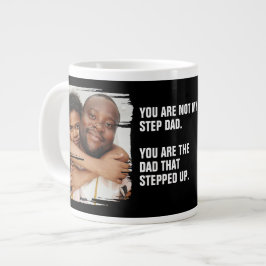 Taza De Café Gigante Personalizado 2 Foto Del Papá Que Se Levantó