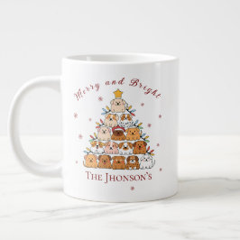 Taza De Café Gigante Personalizado adorable cachorros amante de los árb