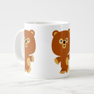 Taza De Café Gigante Personalizado asserativo lindo oso Jumbo Mug