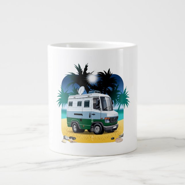 Taza De Café Gigante Personalizado Camper (Frente)