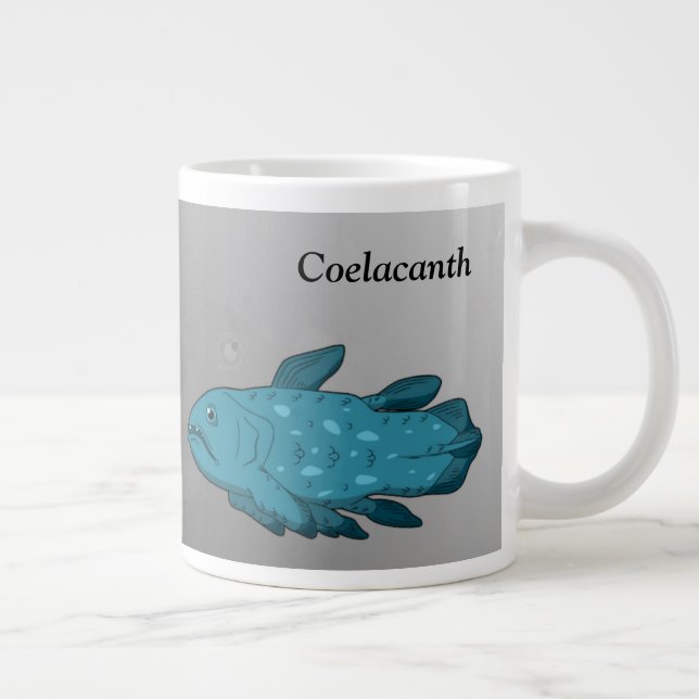 Taza De Café Gigante Personalizado Coelacanth (Derecha)