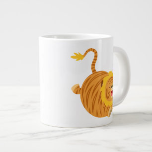 Taza De Café Gigante Personalizado Cute Bouncy Liger T-Shirt Jumbo Mug