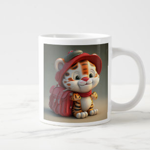 Taza De Café Gigante Personalizado de Baby Tiger