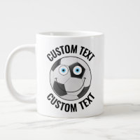 Personalizado de baloncesto de fútbol cara feliz y