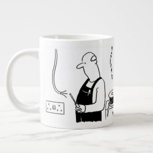 Taza De Café Gigante Personalizado de Electricidad