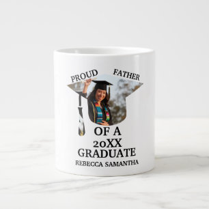 Taza De Café Gigante Personalizado de graduación gorra tassel foto padr