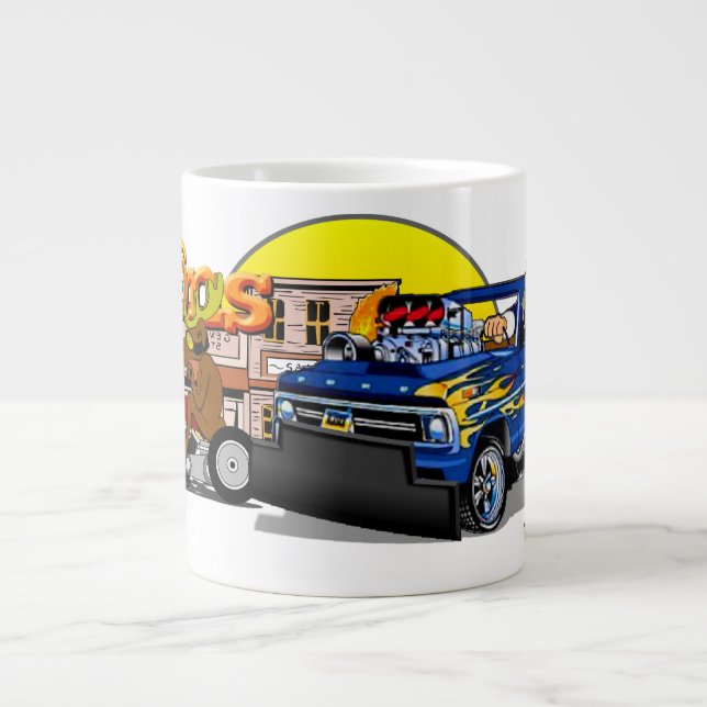 Taza De Café Gigante Personalizado de la ruta 66 (Frente)