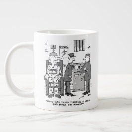 Taza De Café Gigante Personalizado de la silla eléctrica defectuosa - G
