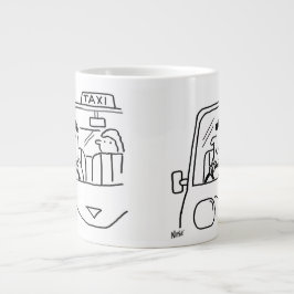 Taza De Café Gigante Personalizado de taxista