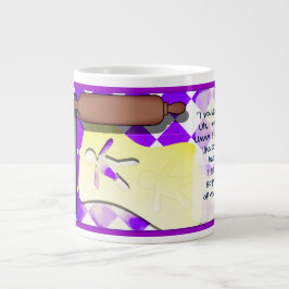 Taza De Café Gigante Personalizado divertido Gingerbread Man