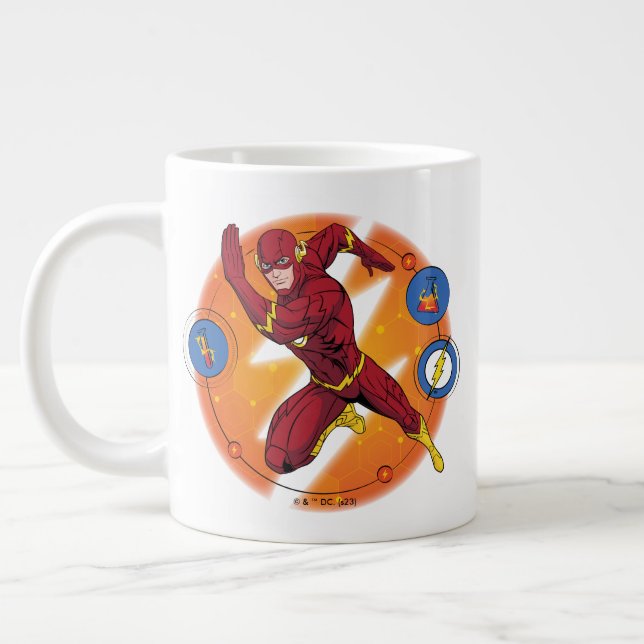 Taza De Café Gigante Personalizado Flash Laboratory Running Graphic (Izquierda)
