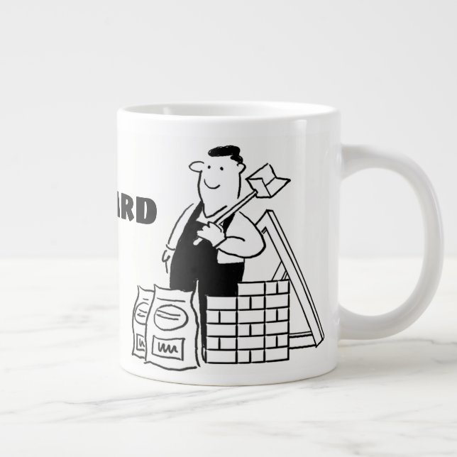 Taza De Café Gigante Personalizado General House Builder (Derecha)