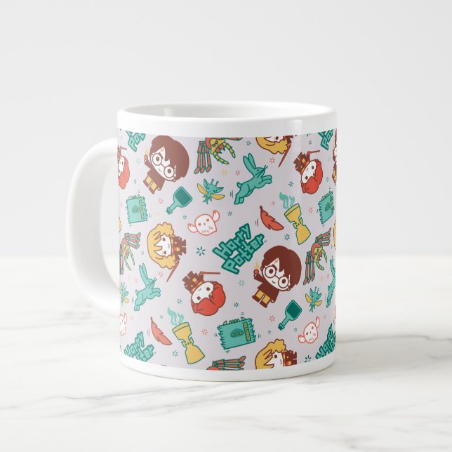 Taza De Café Gigante Personalizado HARRY POTTER™ Criaturas y patrón de  (Izquierda)