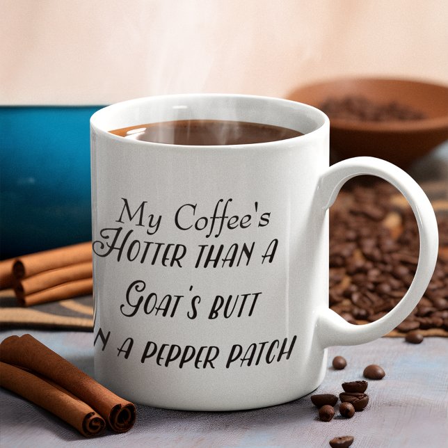 Taza De Café Gigante Personalizado・Hot Funny Pepper Patch Saying (Subido por el creador)